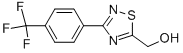 (3-[4-(三氟甲基)苯基]-1,2,4-噻二唑-5-基)甲醇结构式_851224-81-2结构式