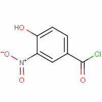 4-羟基-3-硝基苯甲酰氯结构式_85136-67-0结构式
