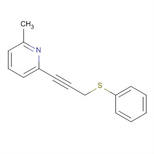 2-甲基-6-[3-(苯基硫代)-1-丙炔-1-基]吡啶结构式_851855-84-0结构式