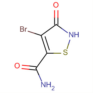 4-溴-2,3-二氢-3-氧代-5-异噻唑羧酰胺结构式_85195-08-0结构式