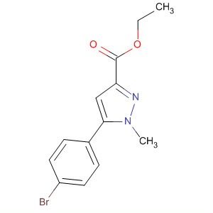 5-(4-溴苯基)-1-甲基-1H-吡唑-3-羧酸乙酯结构式_852815-31-7结构式