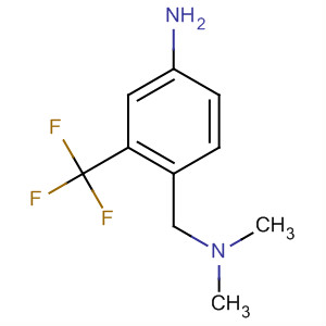 4-((二甲基氨基)甲基)-3-(三氟甲基)苯胺结构式_853297-25-3结构式