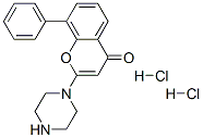 2-(4-哌嗪)-8-苯基-4H-1-苯并吡喃-4-酮双盐酸盐结构式_854127-90-5结构式