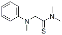 N,N-二甲基-2-(甲基苯基氨基)-乙烷硫代酰胺结构式_85526-13-2结构式