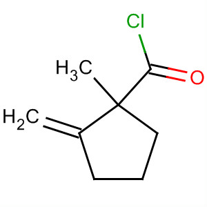 (9ci)-1-甲基-2-亚甲基-环戊烷羰酰氯结构式_85620-37-7结构式