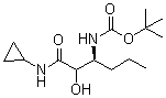 N-[(1S)-1-[2-(环丙基氨基)-1-羟基-2-氧代乙基]丁基]-氨基甲酸叔丁酯结构式_856707-39-6结构式