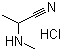 2-(甲基氨基)丙腈盐酸盐结构式_856812-41-4结构式