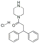 1-(3,3-二苯基丙酰基)哌嗪盐酸盐结构式_856841-75-3结构式