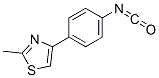 4-(4-异氰苯基)-2-甲基-1,3-噻唑结构式_857283-94-4结构式