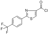 2-[4-(三氟甲基)苯基]-1,3-噻唑-4-羰酰氯结构式_857284-28-7结构式