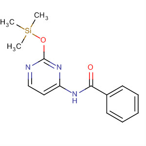 N-(2-((三甲基甲硅烷基)氧基)嘧啶-4-基)苯甲酰胺结构式_85743-99-3结构式