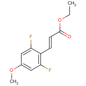 (2E)-3-(2,6-二氟-4-甲氧基苯基)-2-丙酸乙酯结构式_858114-78-0结构式