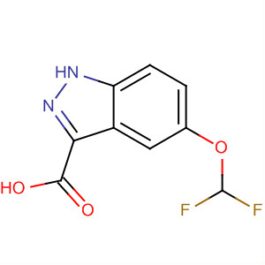 5-(二氟甲氧基)-1H-吲唑-3-羧酸结构式_858661-78-6结构式