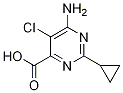 6-Amino-5-chloro-2-cyclopropyl-pyrimidine-4-carboxylic acidStructure,858955-50-7Structure 6-Amino-5-chloro-2-cyclopropyl-pyrimidine-4-carboxylic acid Structure,858955-50-7Structure