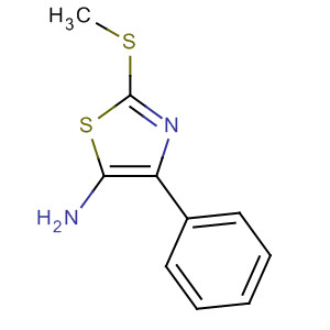 5-氨基-2-(甲基磺酰基)-4-苯基噻唑结构式_859466-33-4结构式