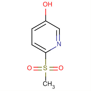 6-(甲基磺酰基)吡啶-3-醇结构式_859536-31-5结构式