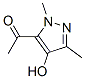  1-(4-羟基-1,3-二甲基-1H-吡唑-5-基)-乙酮结构式_85985-63-3结构式