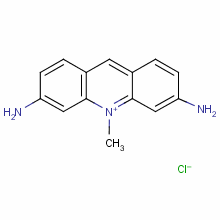 3,6-二氨基-10-甲基吖啶鎓氯化物结构式_86-40-8结构式