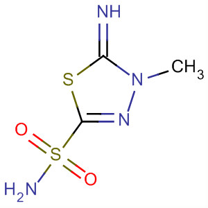 (9ci)-4,5-二氢-5-亚氨基-4-甲基-1,3,4-噻二唑-2-磺酰胺结构式_86029-46-1结构式