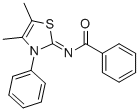N-(4,5-二甲基-3-苯基噻唑-2(3H)-基)苯甲酰胺结构式_860683-32-5结构式