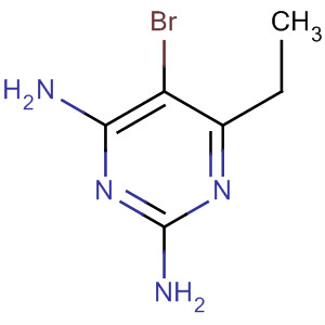 5-溴-6-乙基嘧啶 2,4-二胺结构式_861103-60-8结构式