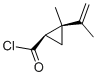 顺式-(9ci)-2-甲基-2-(1-甲基乙烯)-环丙烷羰酰氯结构式_86133-43-9结构式