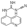 (E)-2-氰基-1-(喹啉-5-基)胍结构式_861393-75-1结构式
