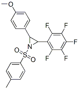 2-(4-甲氧基苯基)-3-(全氟苯基)-1-甲苯磺酰氮丙啶结构式_861437-21-0结构式