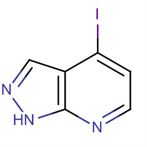 4-碘-1H-吡唑并3,4-b吡啶结构式_861881-02-9结构式