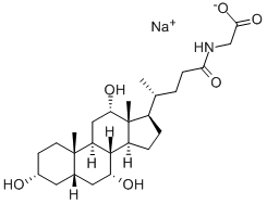 甘氨胆酸钠盐结构式_863-57-0结构式