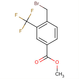 4-(溴甲基)-3-(三氟甲基)苯甲酸甲酯结构式_863248-28-6结构式