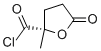 2-Furancarbonyl chloride, tetrahydro-2-methyl-5-oxo-, (s)-(9ci) Structure