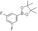 3,5-二氟苯硼酸频那醇酯结构式_863868-36-4结构式