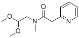 N-(2,2-二甲氧基-乙基)-n-甲基-2-吡啶-2-乙酰胺结构式_864685-06-3结构式