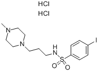 4-碘-n-[3-(4-甲基-哌嗪-1-基)-丙基]-苯磺酰胺双盐酸盐结构式_864875-99-0结构式