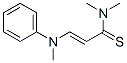 N,N-二甲基-3-(甲基苯基氨基)-2-丙烯硫代酰胺结构式_865294-09-3结构式