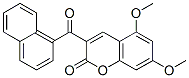 5,7-二甲氧基-3-(1-萘基)香豆素结构式_86548-40-5结构式