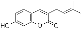 7-羟基-3-异戊二烯基香豆素结构式_86654-26-4结构式