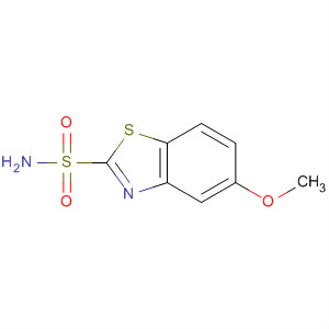 5-甲氧基-2-苯并噻唑磺酰胺结构式_86695-27-4结构式