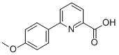 6-(4-甲氧基苯基)吡啶甲酸结构式_86696-70-0结构式