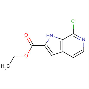 7-氯-1H-吡咯并[2,3-c]吡啶-2-羧酸乙酯结构式_867034-10-4结构式