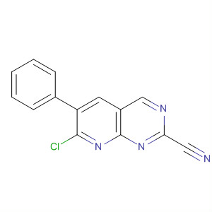 7-氯-6-苯基吡啶并[2,3-d]嘧啶-2-甲腈结构式_867353-47-7结构式