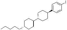 反式-4 反式-4-戊基环己基)环己基〕碘苯结构式_86761-25-3结构式
