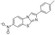 2-(4-甲基苯基)-7-硝基咪唑并[2,1-b]苯并噻唑结构式_868522-49-0结构式