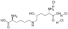 (2S,2S,5R)-5-羟基赖氨酸正亮氨酸盐酸盐结构式_869184-37-2结构式