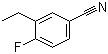 3-乙基-4-氟苯甲腈结构式_869299-63-8结构式