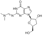 N2-(二甲基氨基亚甲基)-3-脱氧鸟苷结构式_869355-04-4结构式