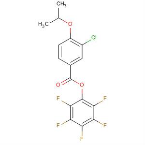 Perfluorophenyl3-chloro-4-isopropoxybenzoate Structure,869566-16-5Structure