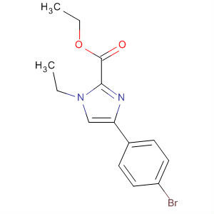 4-(4-溴苯基)-1-乙基-1H-咪唑-2-羧酸乙酯结构式_869570-40-1结构式