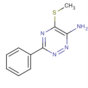 5-(甲基硫代)-3-苯基-1,2,4-噻嗪-6-胺结构式_86958-23-8结构式
